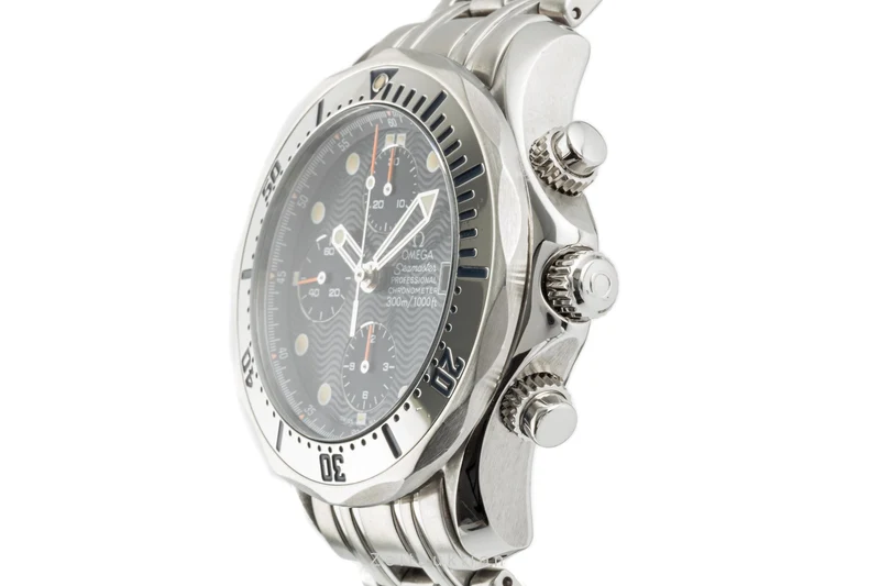 Omega Seamaster chronograph steel automatic men's watch 2598.80.00 LP: 9100EUR [2300375]