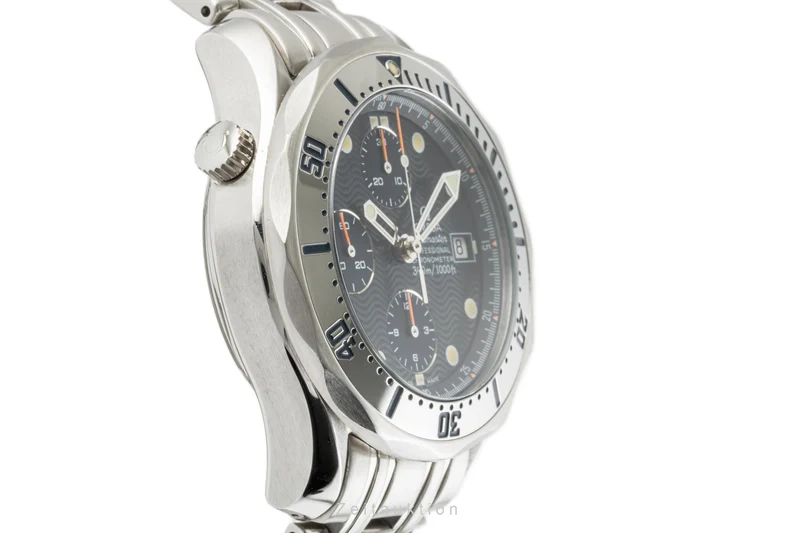 Omega Seamaster chronograph steel automatic men's watch 2598.80.00 LP: 9100EUR [2300375]