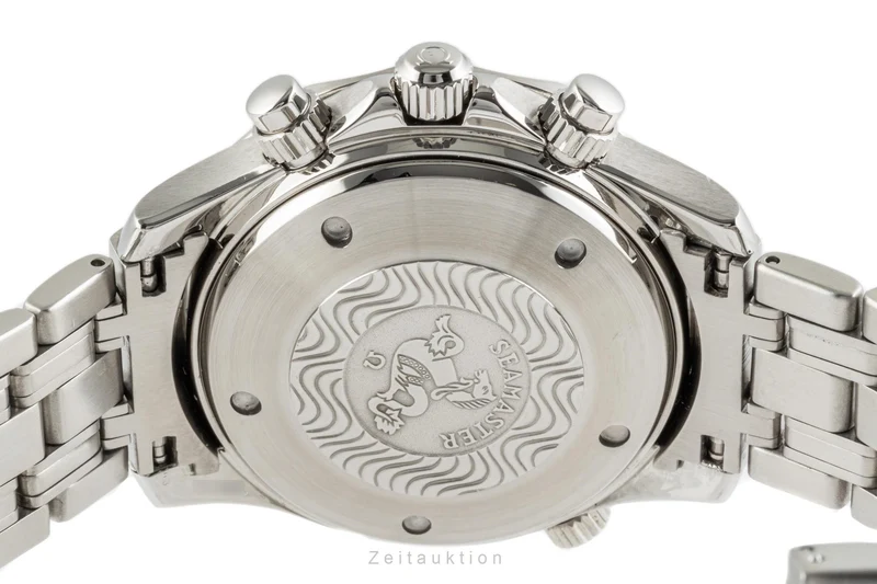 Omega Seamaster chronograph steel automatic men's watch 2598.80.00 LP: 9100EUR [2300375]