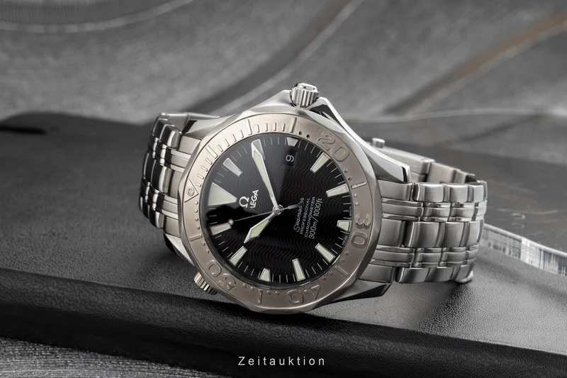 Omega Seamaster steel / white gold automatic men's watch 2230.50.00, 168.1642 LP: 6300EUR [2300367]