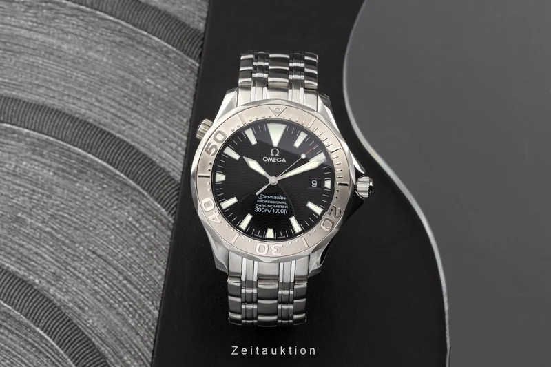 Omega Seamaster steel / white gold automatic men's watch 2230.50.00, 168.1642 LP: 6300EUR [2300367]