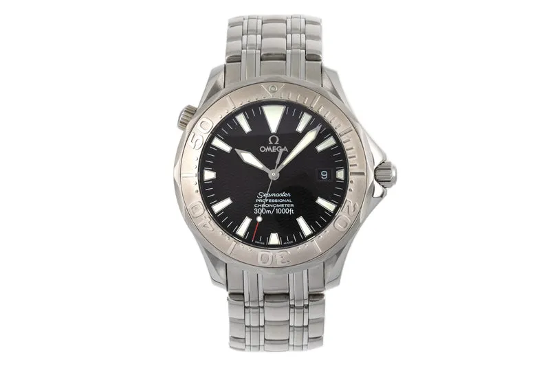 Omega Seamaster steel / white gold automatic men's watch 2230.50.00, 168.1642 LP: 6300EUR [2300367]