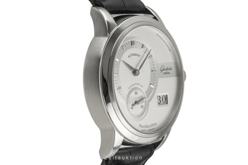 Glashütte PanoMaticDate steel automatic men's watch 190-01-02-02-04 [2302361]