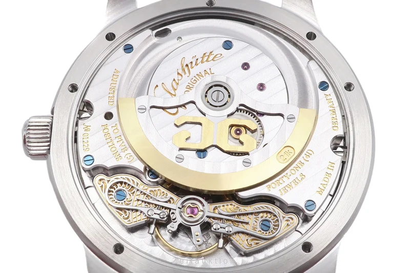 Glashütte PanoMaticDate steel automatic men's watch 190-01-02-02-04 [2302361]
