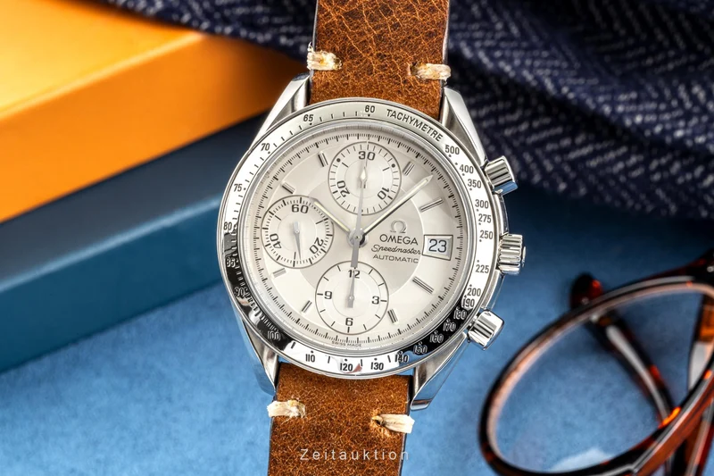 Omega Speedmaster chronograph steel automatic men's watch 175.0083, 3513.30.00 [2302348]