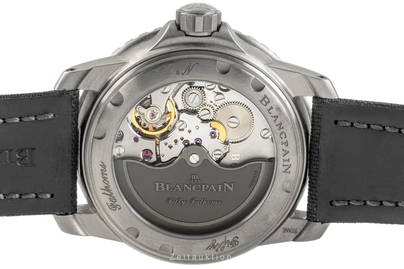 Blancpain Fifty Fathoms titanium automatic men's watch 5015-12B30-B52A LP: 18500EUR [2302336]