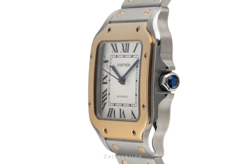 Cartier Santos steel / gold automatic men's watch W2SA0007 LP: 11100EUR [2302320]