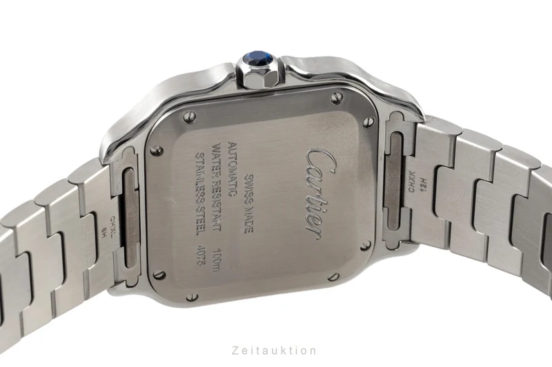 Cartier Santos steel / gold automatic men's watch W2SA0007 LP: 11100EUR [2302320]