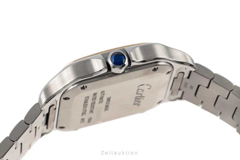 Cartier Santos steel / gold automatic men's watch W2SA0007 LP: 11100EUR [2302320]