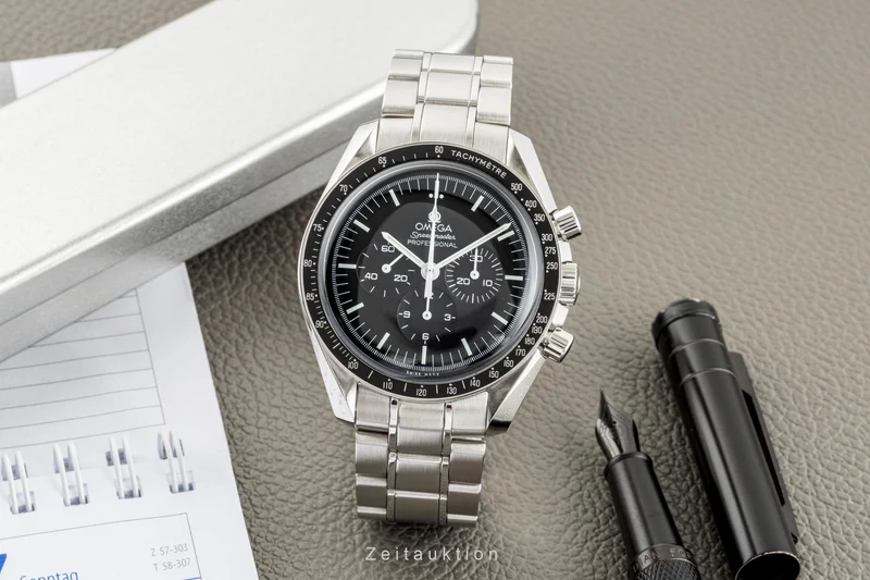 Omega Speedmaster Moonwatch chronograph steel manual winding men's watch STZ005923, 311.30.42.30.01.005 [2302318]