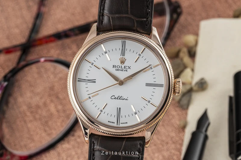 Rolex Cellini 18 ct red gold automatic men's watch 50505 [2302301]
