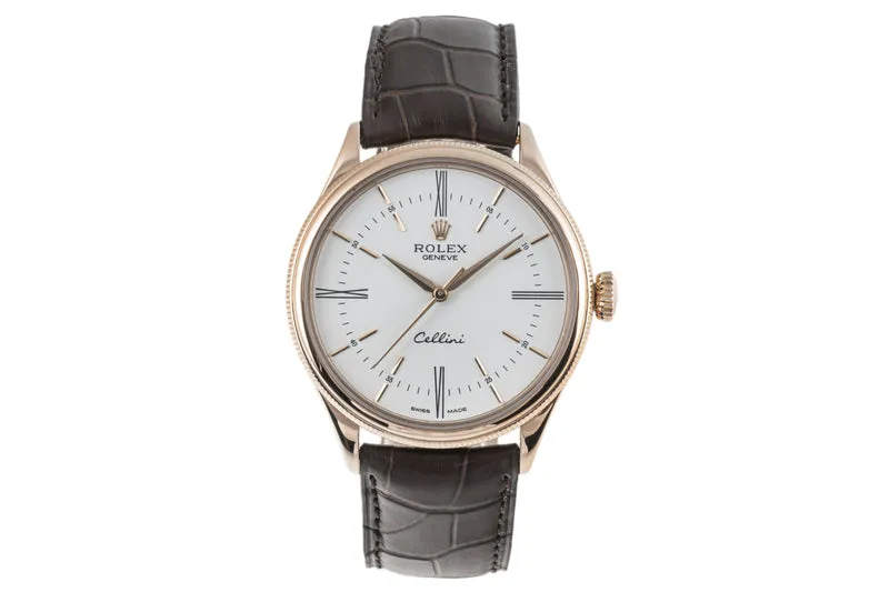 Rolex Cellini 18 ct red gold automatic men's watch 50505 [2302301]