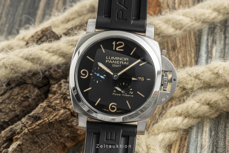 Panerai Luminor GMT steel automatic men's watch PAM01321 LP: 9800EUR [2303469]