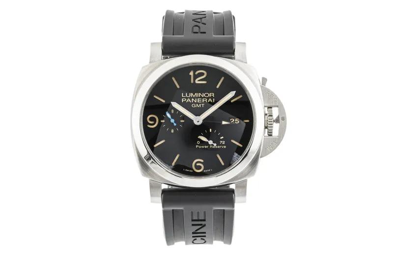 Panerai Luminor GMT steel automatic men's watch PAM01321 LP: 9800EUR [2303469]