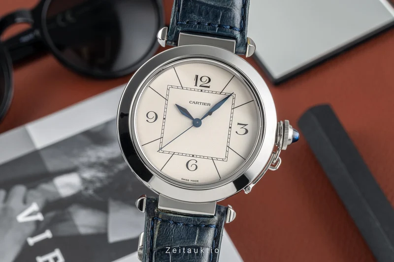 Cartier Pasha steel automatic men's watch 2730, W3107255 LP: 7350EUR [2303450]