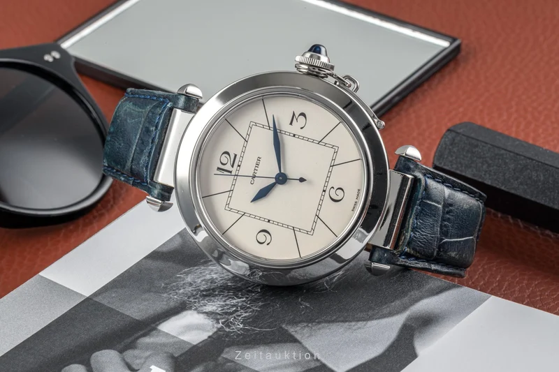 Cartier Pasha steel automatic men's watch 2730, W3107255 LP: 7350EUR [2303450]