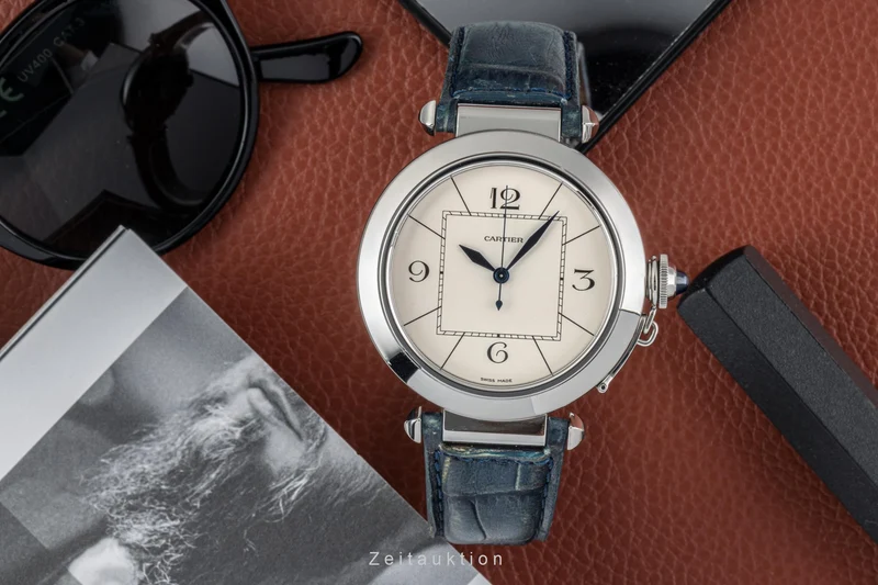 Cartier Pasha steel automatic men's watch 2730, W3107255 LP: 7350EUR [2303450]