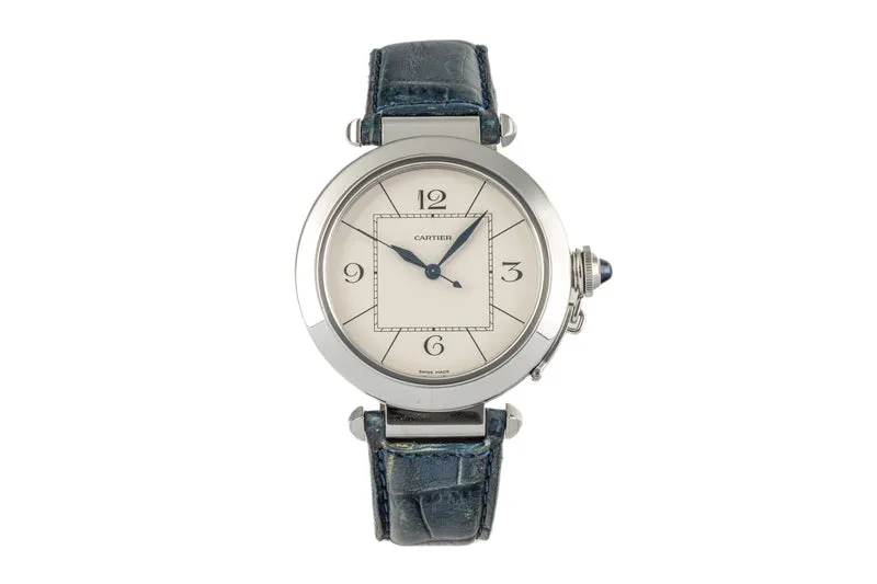 Cartier Pasha steel automatic men's watch 2730, W3107255 LP: 7350EUR [2303450]