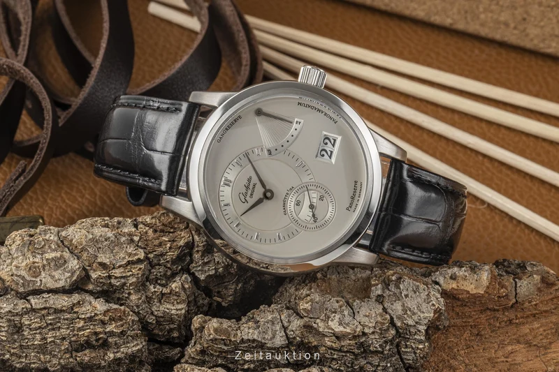 Glashütte PanoReserve steel manual winding men's watch 65-01-02-02-04 [2300978]