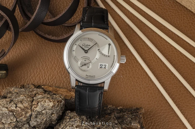 Glashütte PanoReserve steel manual winding men's watch 65-01-02-02-04 [2300978]