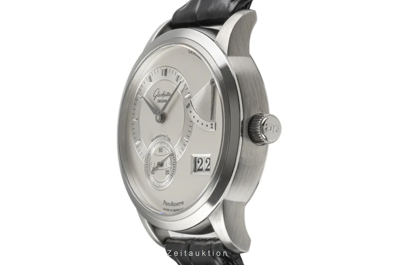 Glashütte PanoReserve steel manual winding men's watch 65-01-02-02-04 [2300978]