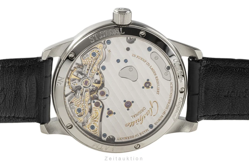 Glashütte PanoReserve steel manual winding men's watch 65-01-02-02-04 [2300978]