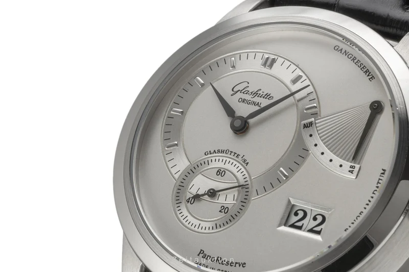 Glashütte PanoReserve steel manual winding men's watch 65-01-02-02-04 [2300978]