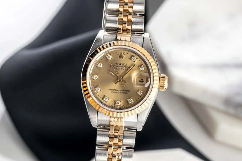 Rolex Lady Datejust steel / gold automatic women's watch 69173 LP: 12150EUR [2300932]