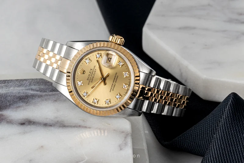 Rolex Lady Datejust steel / gold automatic women's watch 69173 LP: 12150EUR [2300932]