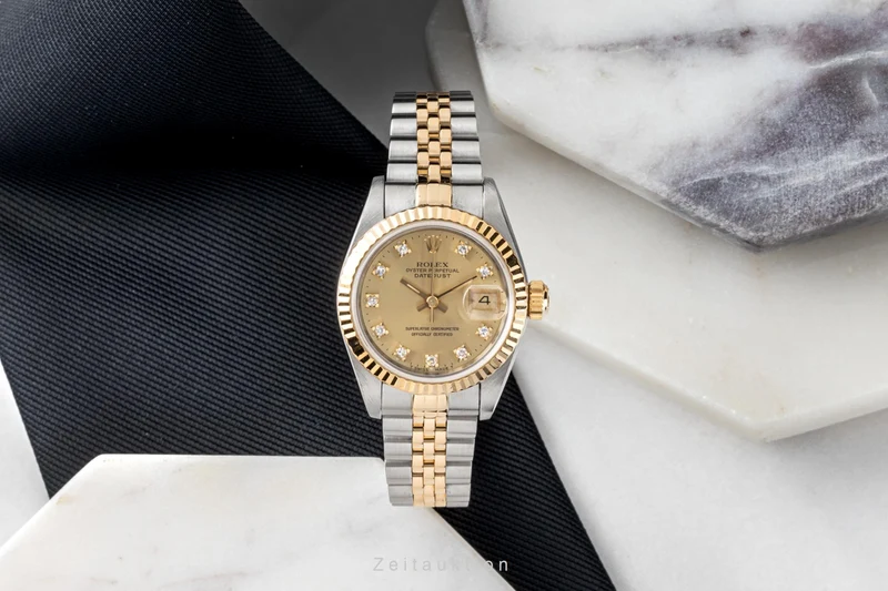 Rolex Lady Datejust steel / gold automatic women's watch 69173 LP: 12150EUR [2300932]