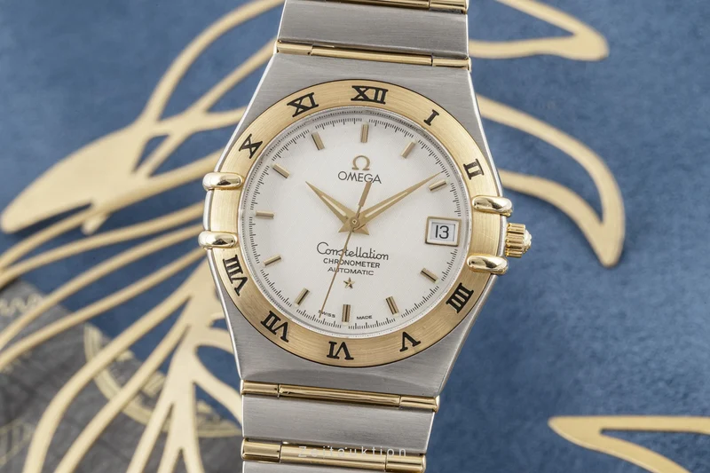 Omega Constellation steel / gold automatic men's watch 1202.30.00 LP: 9800EUR [2300876]