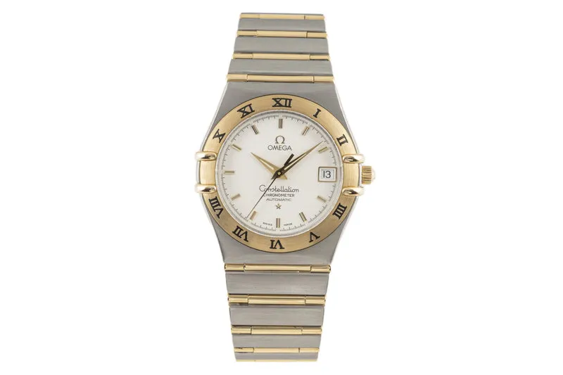 Omega Constellation steel / gold automatic men's watch 1202.30.00 LP: 9800EUR [2300876]