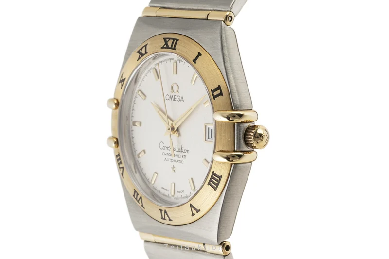 Omega Constellation steel / gold automatic men's watch 1202.30.00 LP: 9800EUR [2300876]