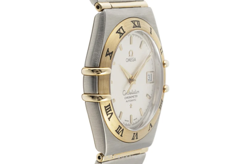 Omega Constellation steel / gold automatic men's watch 1202.30.00 LP: 9800EUR [2300876]
