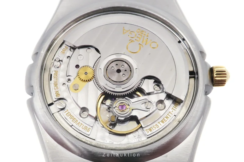 Omega Constellation steel / gold automatic men's watch 1202.30.00 LP: 9800EUR [2300876]