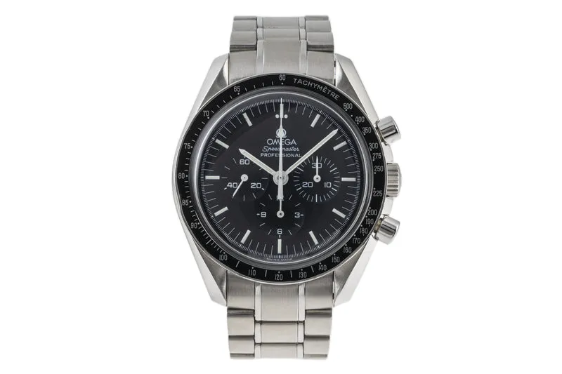 Omega Speedmaster Moonwatch chronograph steel manual winding men's watch 3570.50.00 LP: 8000EUR [2300845]