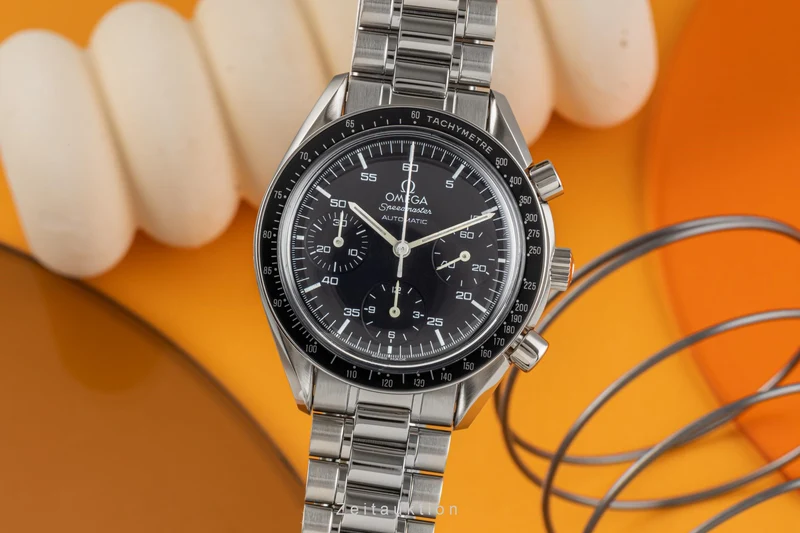 Omega Speedmaster chronograph steel automatic men's watch 175.0032, 175.0033, 3510.50.00 LP: 5900EUR [2300808]