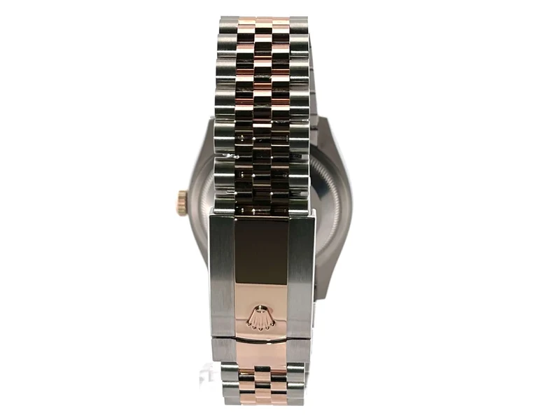 Rolex Datejust 36 126281RBR Rhodium Römisch Diamant Jubile-Band