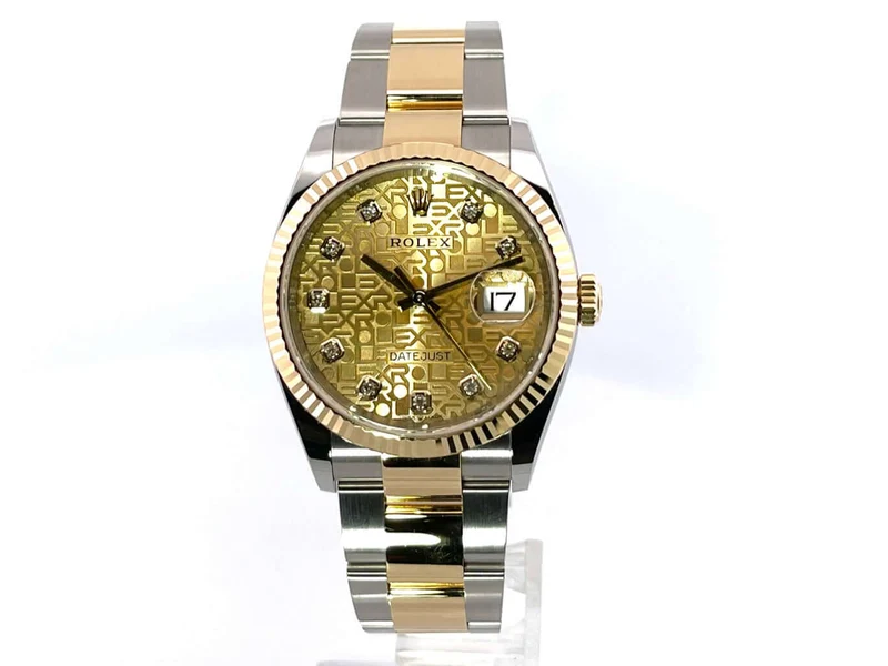 Rolex Datejust 36 126233 Champagner Jubile Diamant