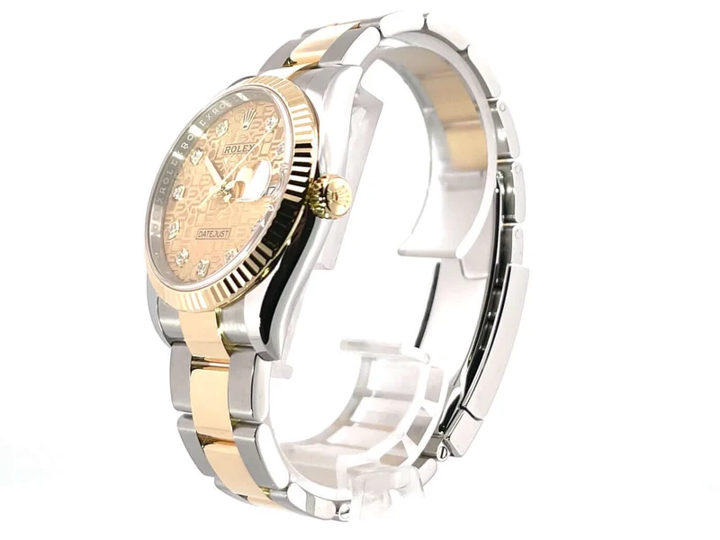 Rolex Datejust 36 126233 Champagner Jubile Diamant