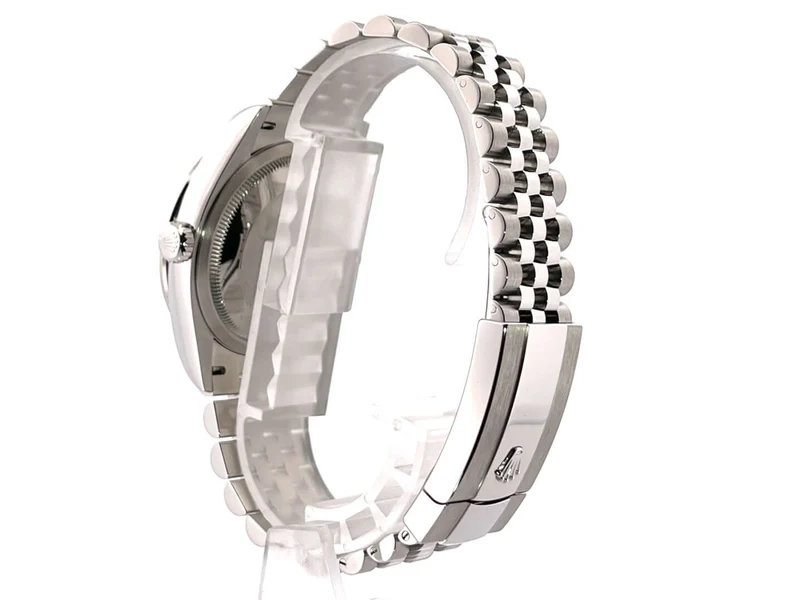Rolex Datejust 36 Weißgold Diamant 126284RBR Silber R Diamant Jubile-Band