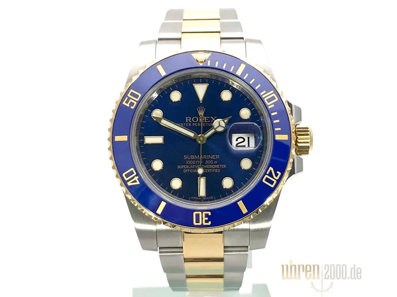 Rolex Submariner Date Edelstahl Gelbgold 116613LB aus 2015