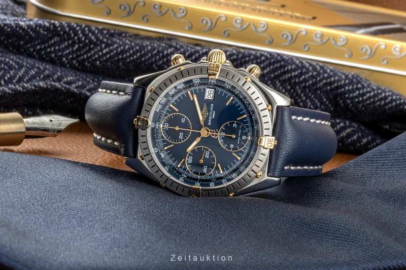 Breitling Chronomat chronograph steel / gold automatic men's watch B13048 [2300360]