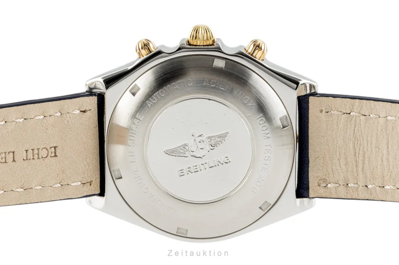 Breitling Chronomat chronograph steel / gold automatic men's watch B13048 [2300360]