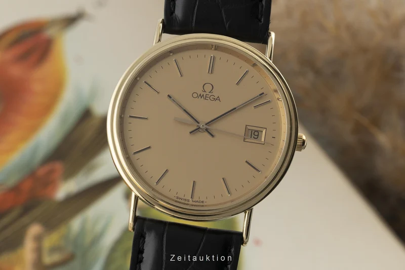 Omega Seamaster 18 ct gold quartz men's watch 196.750 [2300366]