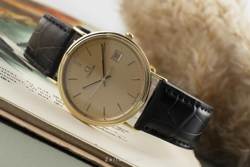 Omega Seamaster 18 ct gold quartz men's watch 196.750 [2300366]