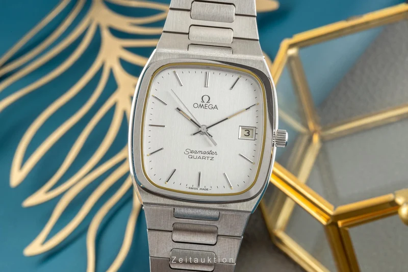 Omega Seamaster steel quartz men's watch 196.0166/396.0887 [2300350]