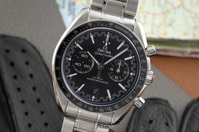 Omega Speedmaster chronograph steel automatic men's watch 329.30.44.51.01.001 LP: 10200EUR [2300315]