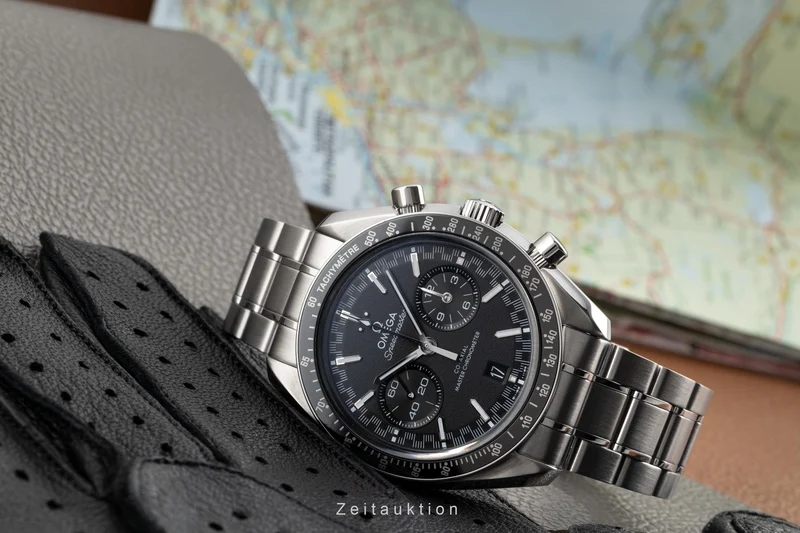 Omega Speedmaster chronograph steel automatic men's watch 329.30.44.51.01.001 LP: 10200EUR [2300315]