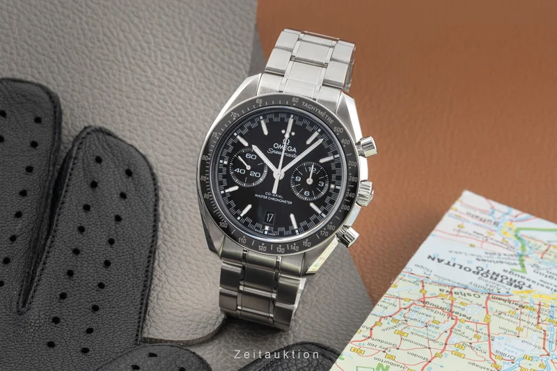 Omega Speedmaster chronograph steel automatic men's watch 329.30.44.51.01.001 LP: 10200EUR [2300315]